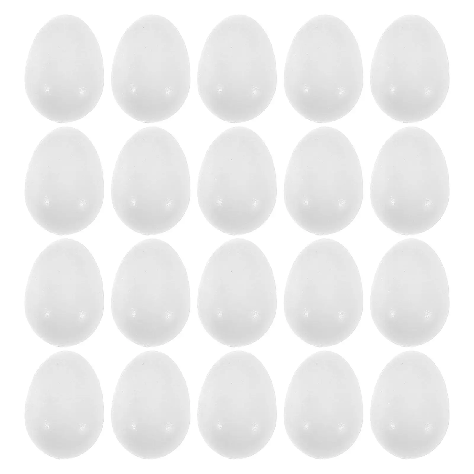 22Pcs Lifelike Plastic Bird Eggs Realistic Nesting Box Fake Eggs Brooding Training for Finches Budgie Cockatiel Aviary Breeding