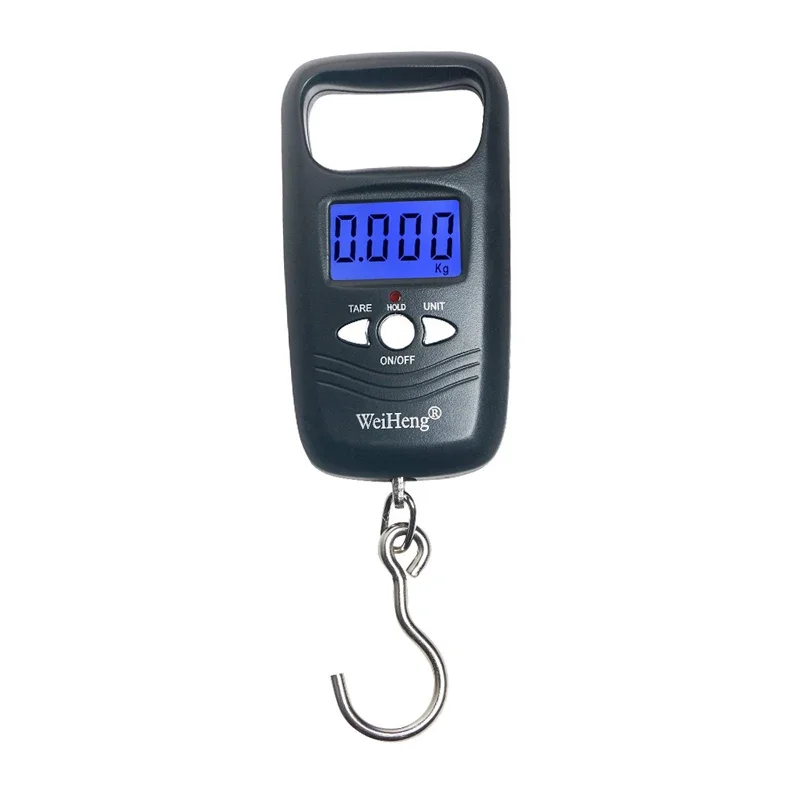 50kg Digital Pocket Luggage Scale Hook Weight Mini Hanging Scale Portable LCD ABS Hanging  Weighting Fishing Hook Balance