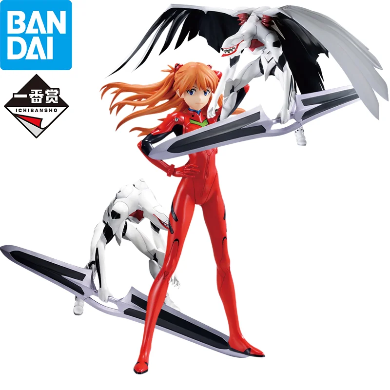 In Stock Bandai Ichiban Neon Genesis Evangelion: The End of Evangelion Asuka Mass Production Eva Anime Action Model Figure Toys