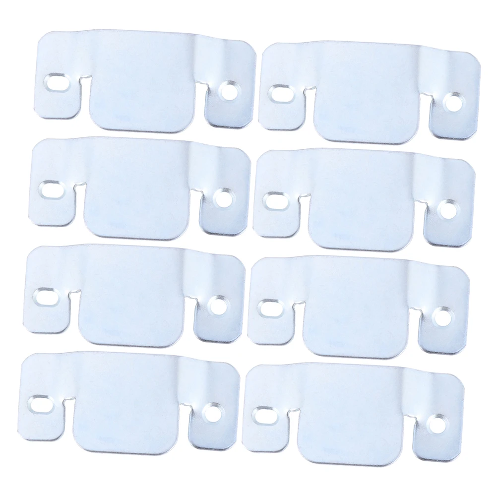 

8pcs Sofa Connector Furniture Parts Sectional Couch Connectors Brackets Metal Interlocking Screws Easy Install Fits Various