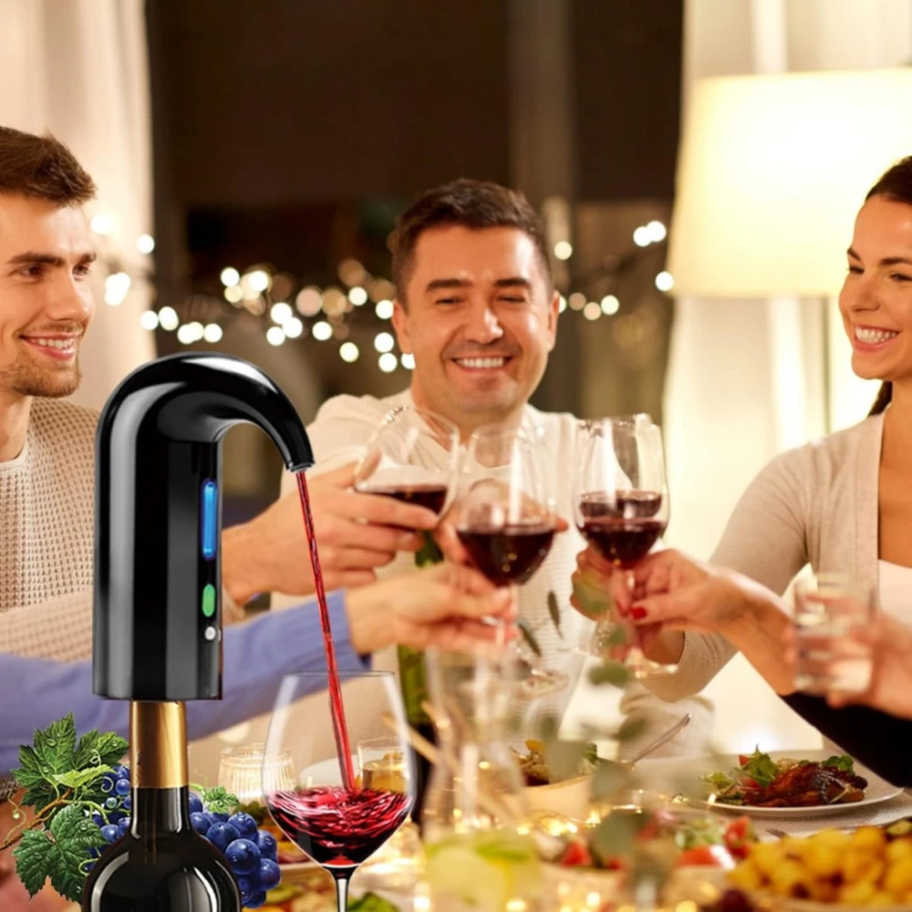 home Electric Wine Dispenser Bar Household Rechargeable Electric Automatic Wine Dispenser Barware and homemade items shaker