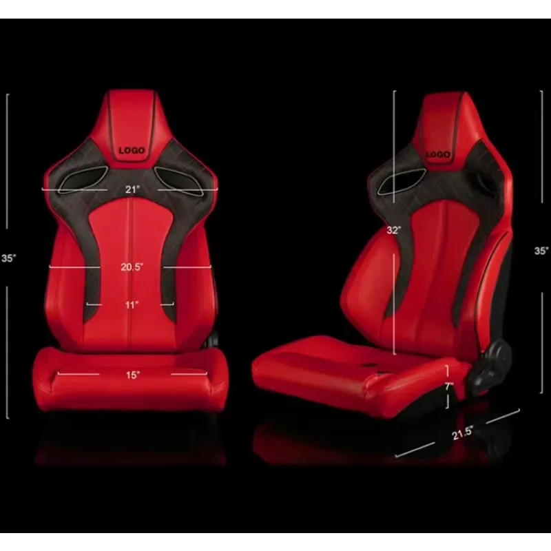 STLF Factory Direct Autositze Racing Rotes Auto Sportsitze Autozubehör Innenraum