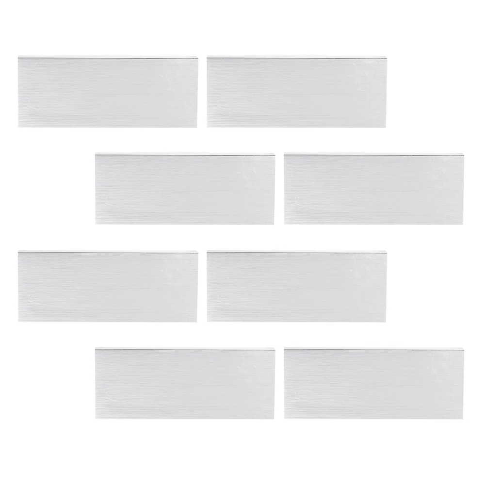 

8Pcs Invisible Modern Handle Simple Aluminum Alloy Pull Knob for Kitchen Cabinet Furniture Drawer Wardrobe Concealed Finger