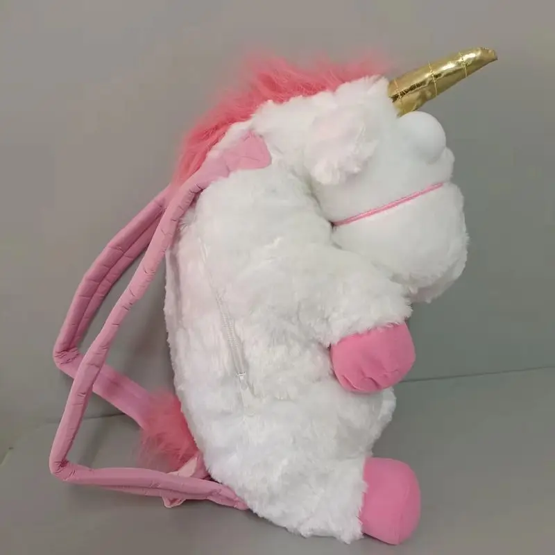 Kawaii Anime Movie Unicorn Plush Doll 40/56cm Soft Stuffed Animal Cotton Backpack Decor Toy Cartoon Film Fans Customized Gift