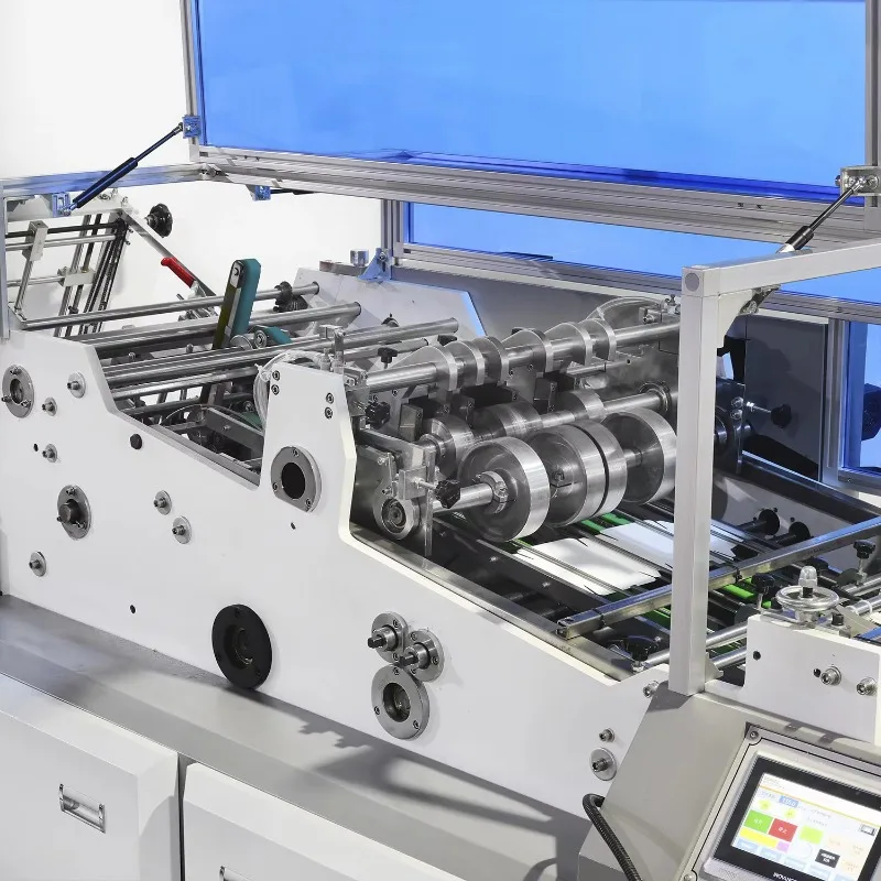 Automatic Paper Carton Erecting Machine Glue Sealing Lunch Burger Box Lunch Box Making Machine Motor Bearing