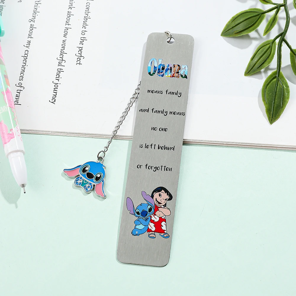 Cute Stitch Bookmarks Disney Series Book Mark for Cartoon Fans Book Lovers Collect Stationery Book Accessories School Supplies