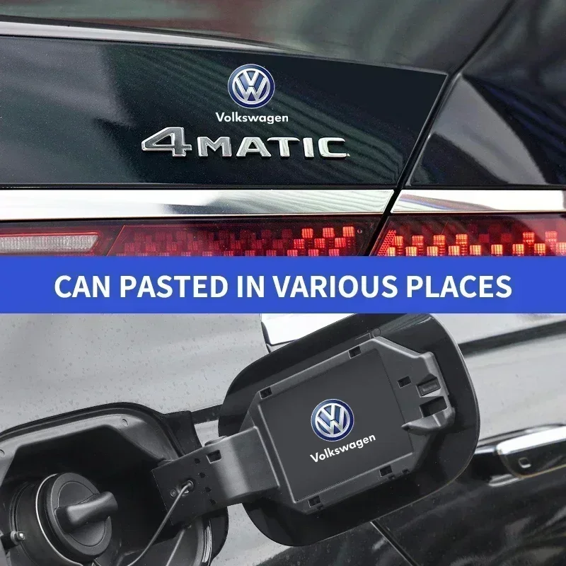 Car Emblem Logo Decorative Stickers Badge Deca lFor Volkswagen VW Golf 4 5 6 7 Jetta Polo Caddy GTI Bora MK7 Beetle Passat b6 view 4