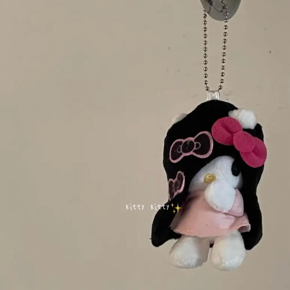 Sanrio Yamamura Sadako Hello Kitty Plush Handbag Backpack Car Hanging Ornaments Keychain Waist Decoration Friend Festival Gift