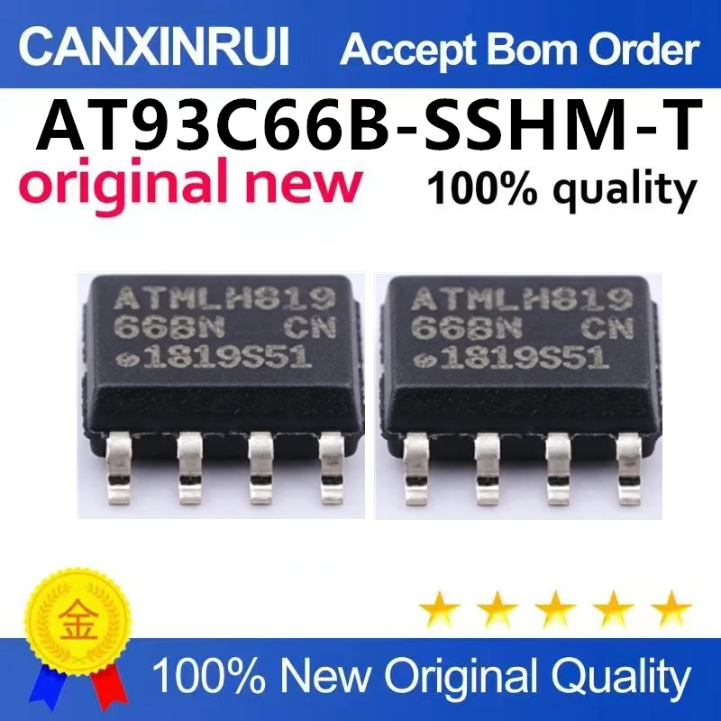 （5pcs-10pcs）Brand new original AT93C66B-SSHM-T SOIC-8 memory chip EEPROM serial