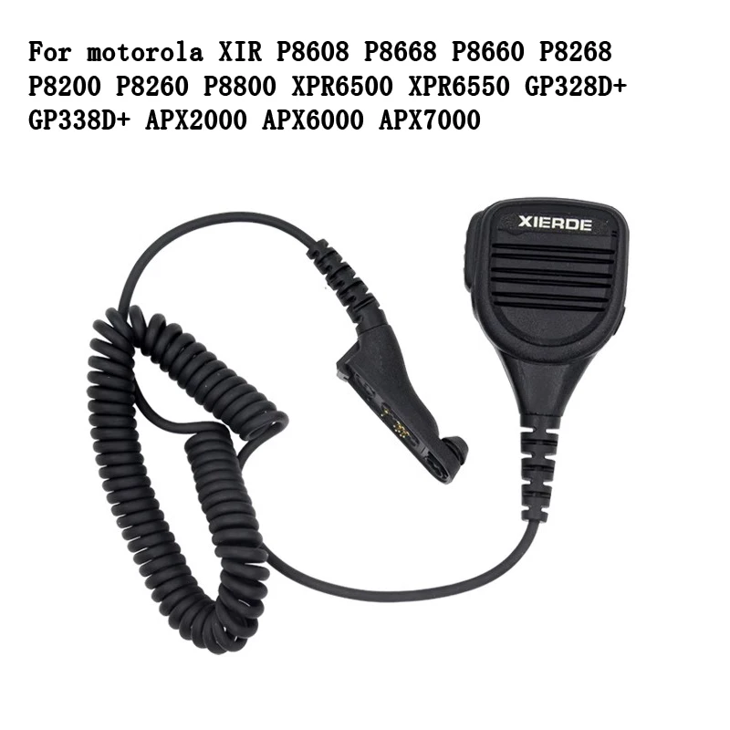 

For Motorola Xir P8268i Xir P8260 P8200 P8660 GP328D+ DP4400 APX2000 DP4800 DP4801 Walkie Talkie Micphone Shoulder microphone