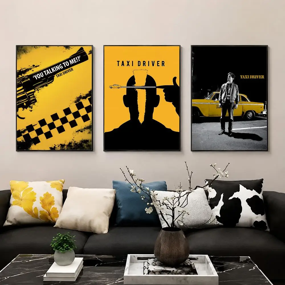 T-Taxi D-Driver Poster HD Print Wall Art for Bedroom Living Room Office Bar Home Decor Aesthetic Print