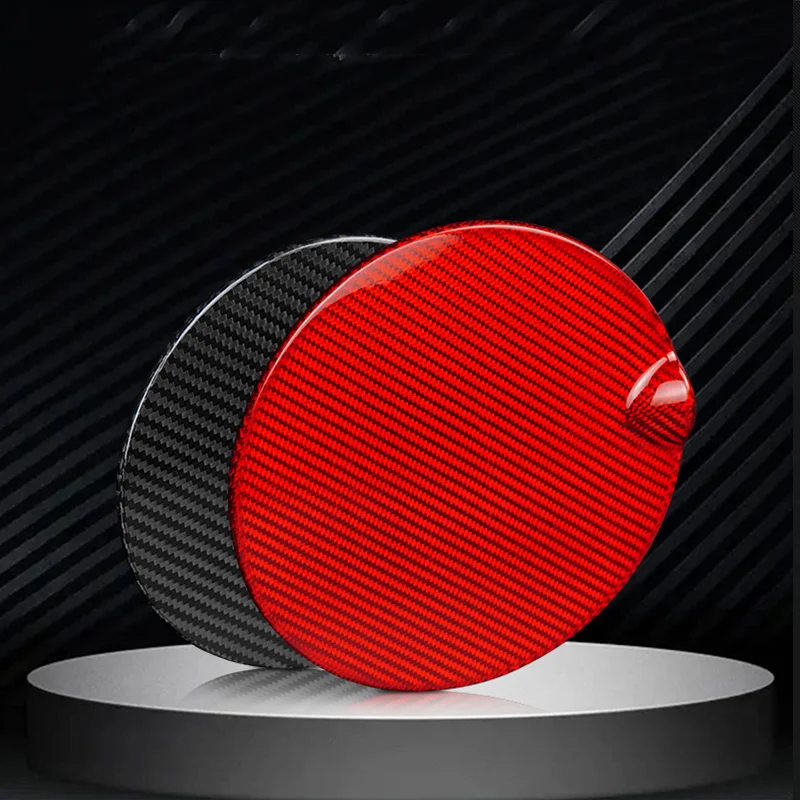 

For MINI F55 F56 F57 Real Dry Carbon Fiber Exterior Glossy Fuel Tank Cap Cover Decoration Modification Body Kit Accessories