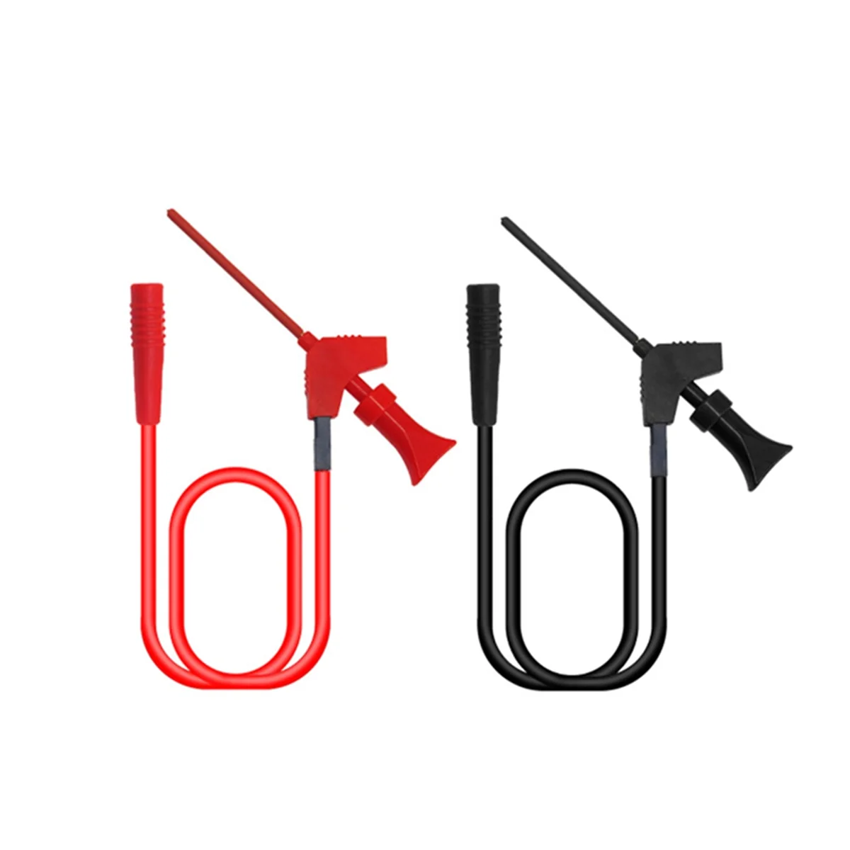 AA25 Multimeter Test Hook Clip Mini IC Hook Test Clip with Leads to 2mm Hole Socket High Quality Test Cable Parts