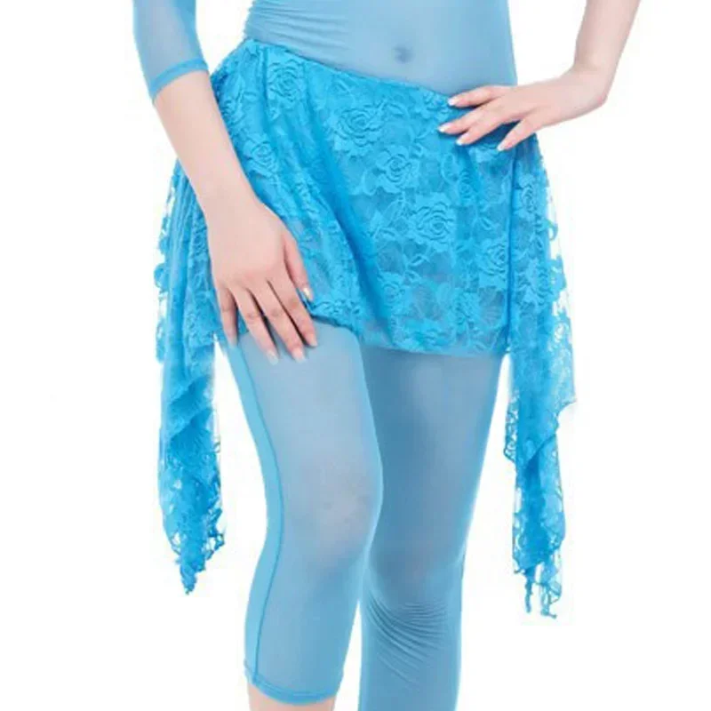 Женская кружевная юбка для танца живота, тренировочный костюм для танца живота, набедренный шарф, полотенце, пояс для талии и бедер, тренировочная одежда, новинка 2023