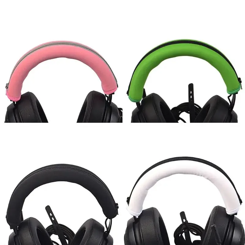 

Headphone Headband Cushion Pads Bumper Cover Zipper Replacement for Razer Kraken PRO 7.1 V2 Headset