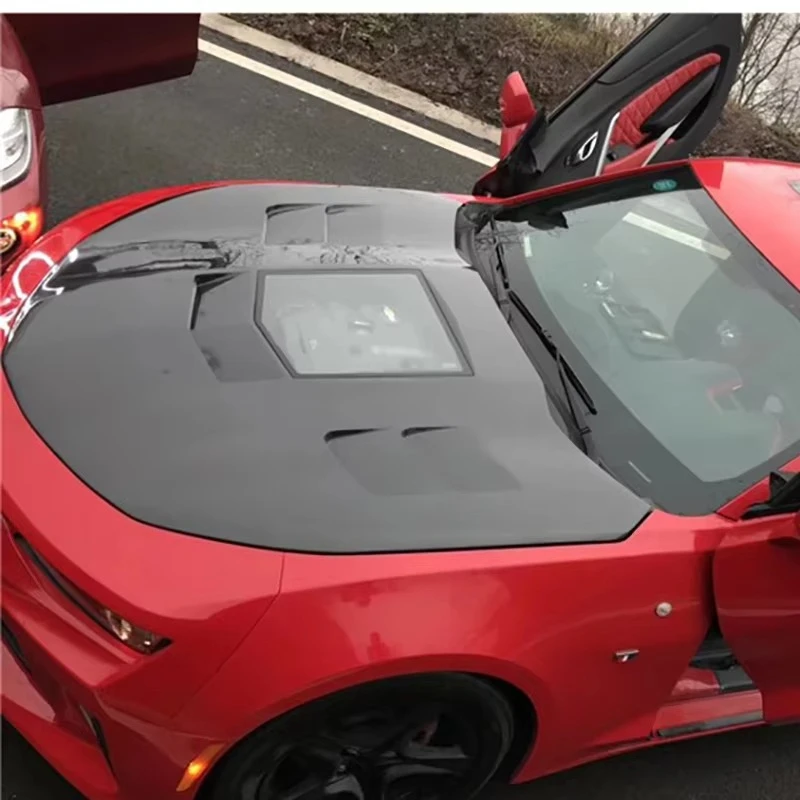 Oem Style Ss heldere Vent koolstofvezel motorkap voor camaro