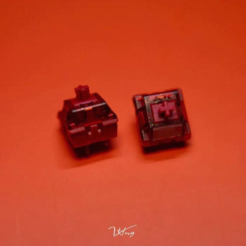 JKDK × HMX Blossoms Switch MX Five Leg Linear Switch Trigger 2mm Touch Bottom 3.75mm Muffled Sound for Keyboard Accessories DIY