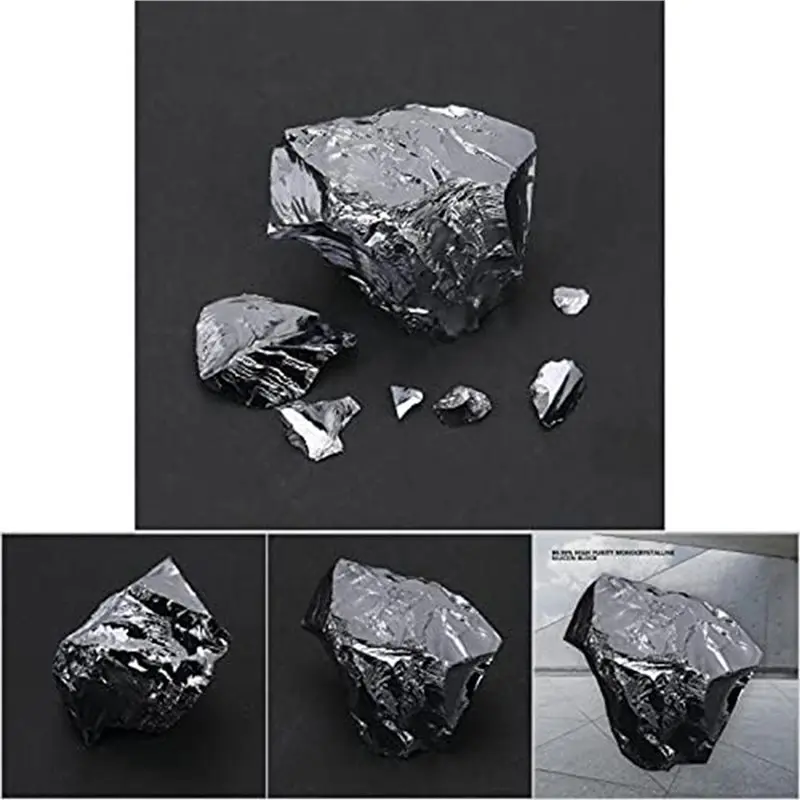 ABKJ-3X Silicon Metal, Elements 14 Semiconductor Monocrystalline Si Block, Raw Material For Monocrystalline Wafer(50G)
