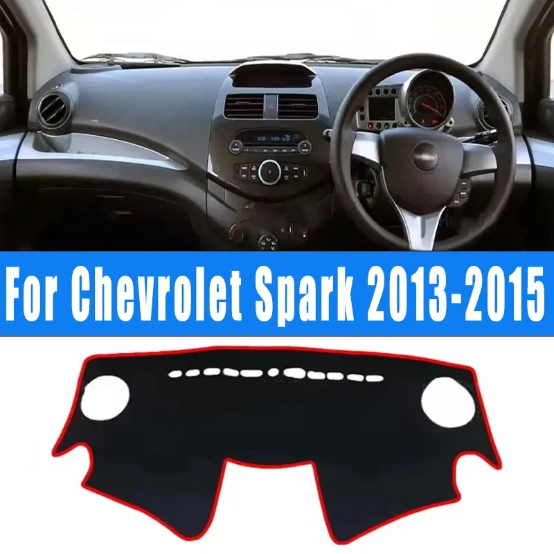 

Car Dashboard Mat Dash Cover Central Control Pad Custom Nonslip Cape Sunshade Accessories For Chevrolet Spark 2013-2015 2014