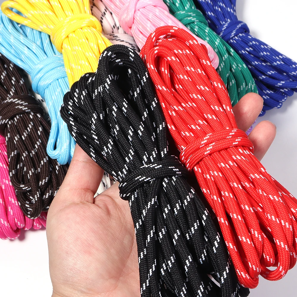5 Yards/Lot 5mm Buntes Geflochtenes Seil aus Polyester für DIY-Rucksackanhänger, Handy-Lanyard, Bastelzubehör und Schmuckherstellung. – Detail 7