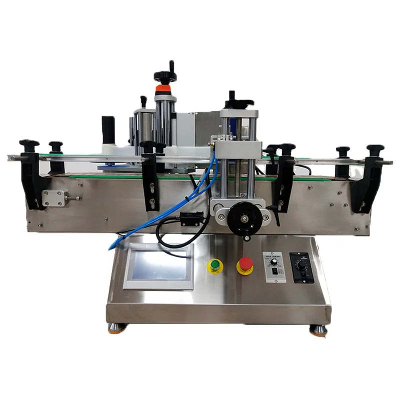 

Fully Automatic Flat Desktop Round Bottle Labeling Machine Wine Bottle Labeling Machine Vodka Labeling Machine