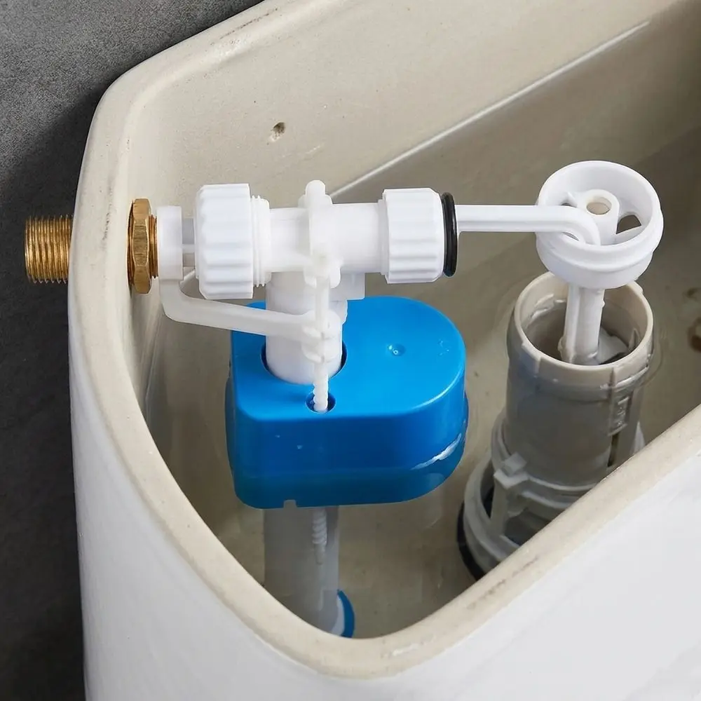1Pcs G3/8 G1/2 Inch Cistern Filling Valve High Pressure Side Mounted Toilet Inlet Valve Adjustable Water Quantity