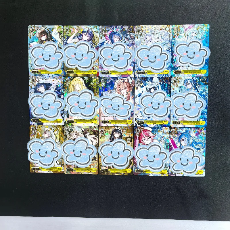 Akcesoria do gier anime DIY WS Czarne i Białe Skrzydła Edycja Pamiątkowa Kolekcja Kart Flash Azur Lane Zabawki Prezenty Urodzinowe