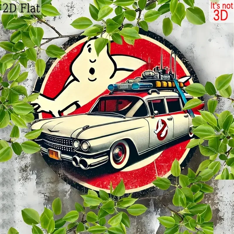 Tribute to Classic Ghost Movie – Vintage Aluminum Embossed Wall Art, Transform Man Cave into Fan Shrine, Unique Collector Decor view 6