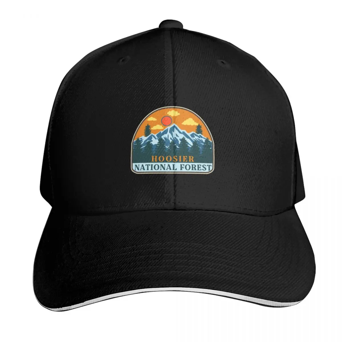 Hoosier national forest-Vintage Baseball Cap Curved Brim Classic Fit Low Profile Unstructured Unisex for Men Women