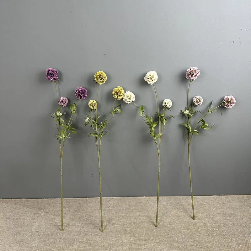 4 Stück Simulationsblumen aus Seide, Windmühlen-Chrysanthemen, Hoteldekoration, Kunstblumen, künstliche Windmühlen-Fruchtzweige, Café-Dekoration – Detail 27