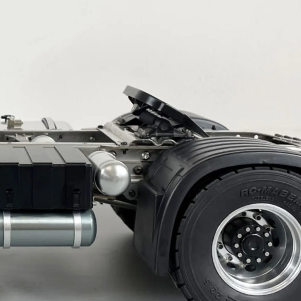 

1/14 тягач с дистанционным управлением 4x4, 2-скоростная радиоуправляемая модель грузовика, звуковая световая система