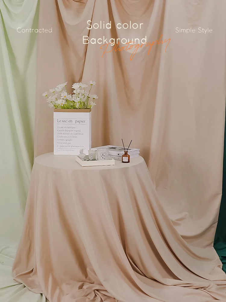 INS Photos Backdrops Green Screen Photography Accessories Live Video Production Photo Shoot Studio Room Wedding Background Cloth