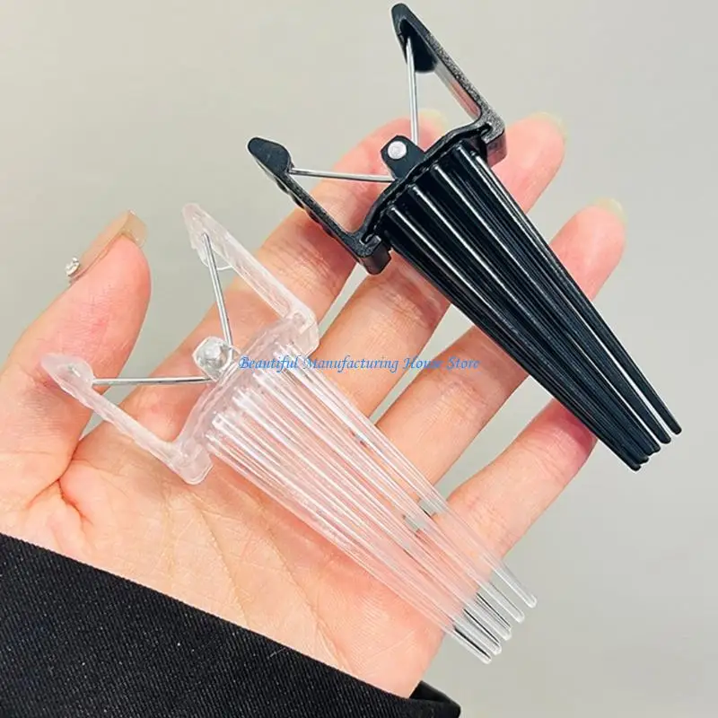 

E56A Seamless Hair Volumes Insert Comb Clip For Short Fine Hair Styling