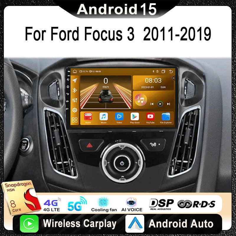 For Ford Focus 3 Mk… - image