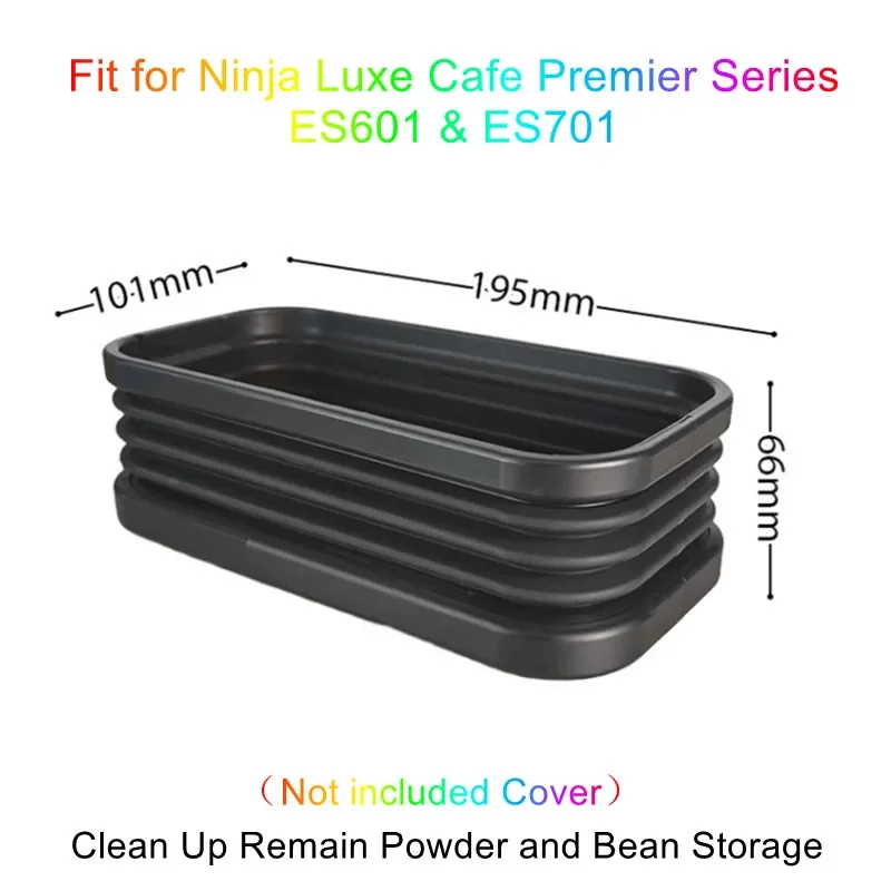 Silicone Bellow Hopper For Ninja ES601/ES701 Ninja Coffee Machine Clean Up Remain Powder and Storage Ninja Luxe Cafe Accessories