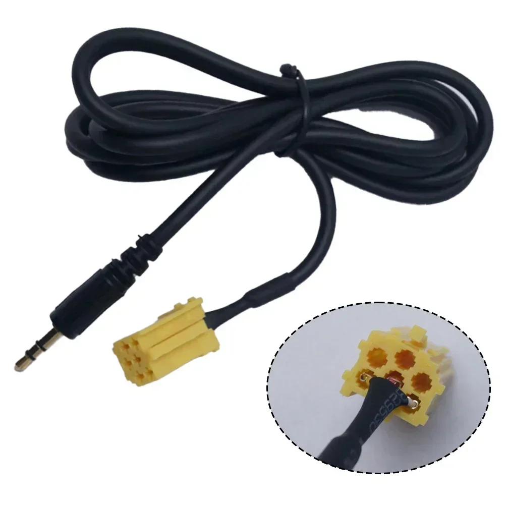 Newest Sale AUX IN Input Cable Adapter Radio 3.5mm Interface Fit For Fiat For Alfa Romeo Direct Replacement Car Accessories