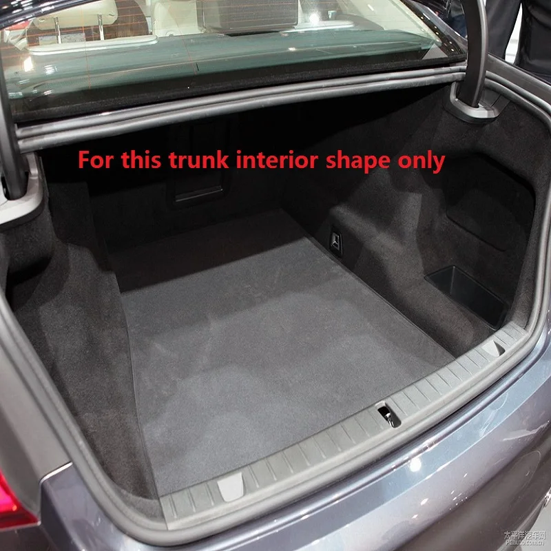 For BMW 7 Series F01 F02 F03 F04 2015 2014 2013 2012 2011 Car-styling Boot Liner Anti Slip Mat Accessories Car rear trunk mat