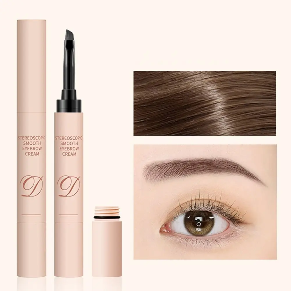 Creme de tingimento de sobrancelha de longa duração, à prova de suor, à prova d'água, gel de sobrancelha, multifuncional, à prova de manchas, maquiagem