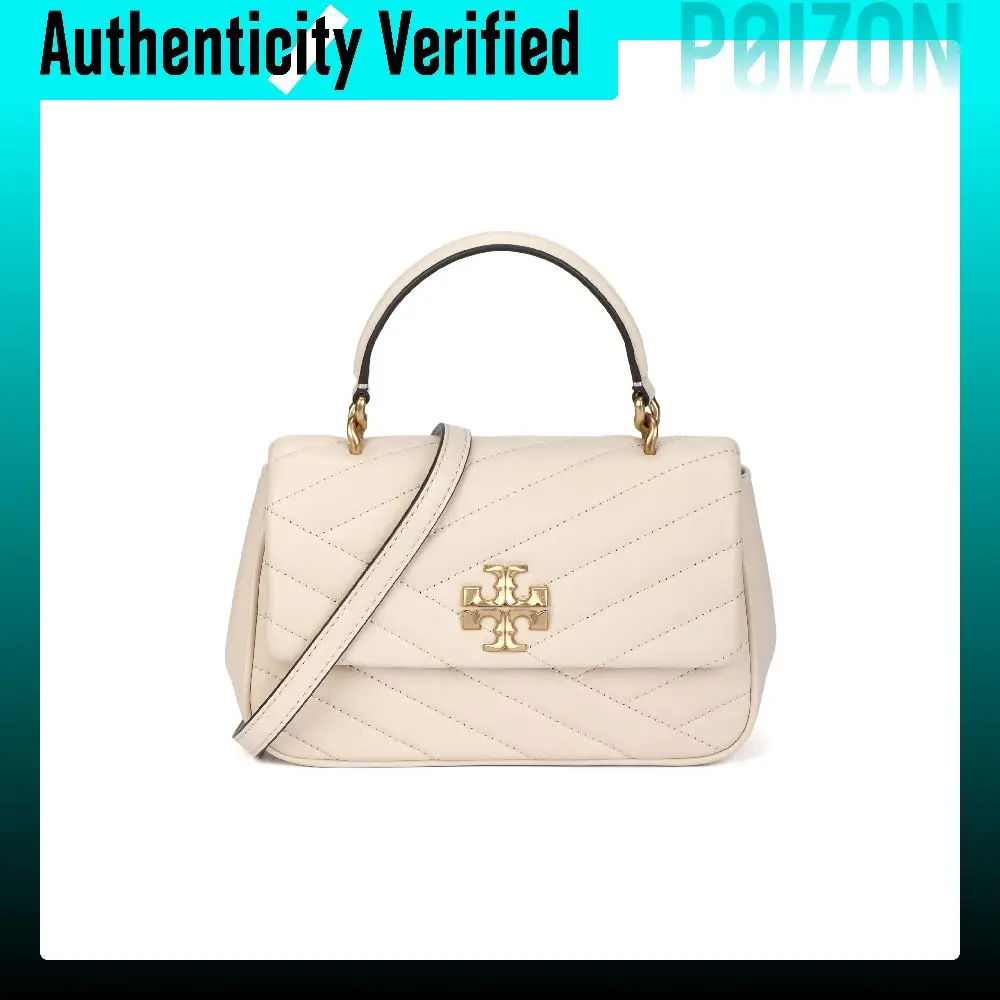 TORY BURCH Kira Nappa Leather Crossbody Handbag Small Women's Cream White 154718-122