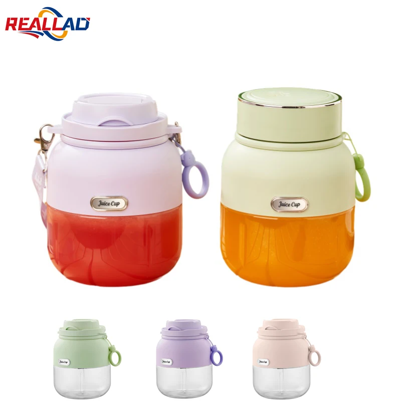 

5 Blades Portable Fruit Juicer 500ml Capacity 500mAh USB Rechargeable Blender Ice Crusher for Shakes and Smoothies Juicer Cup