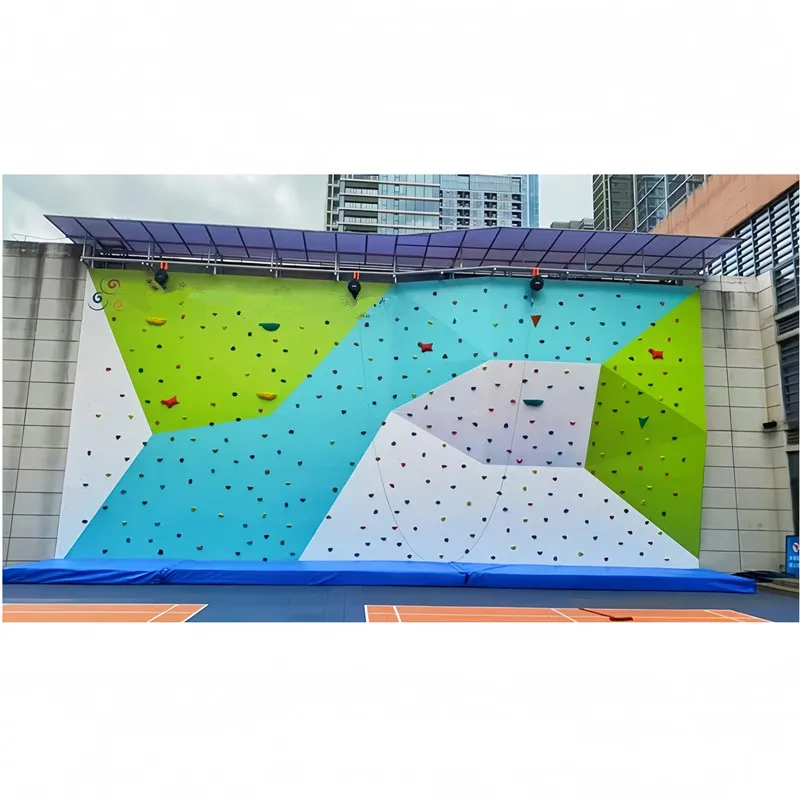 Nice Quality Kids Rock Climbing Wall for Indoor Outdoor Garden Park Amusement Park Trampoline Park Adults Climbingpromote sales
