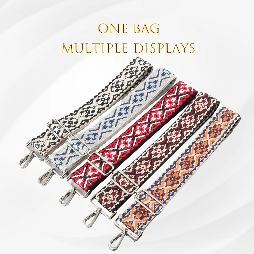 Handbags Band Handles For Detachable Adjustable Replaceable Fashionable Bag Straps Colorful Fabric Straps New Crossbody Bag Belt