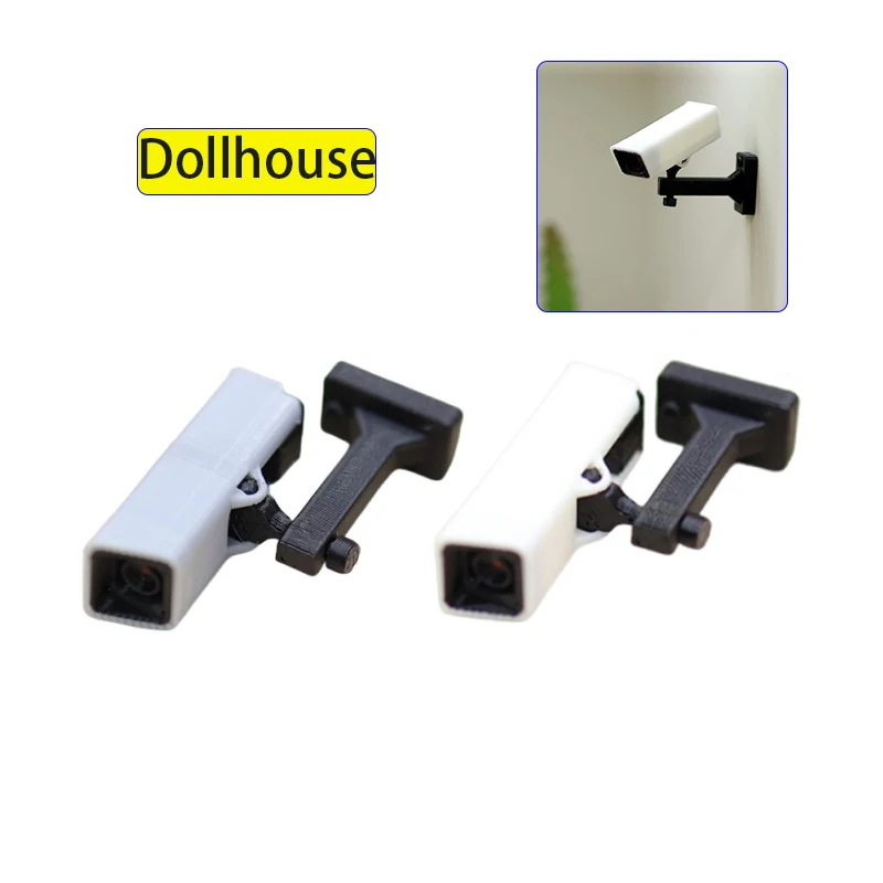 1/12 Puppenhaus Mini Überwachungskamera Modell Puppenhaus Home Dekoration Zubehör Puppen Home Micro Szene Ornament