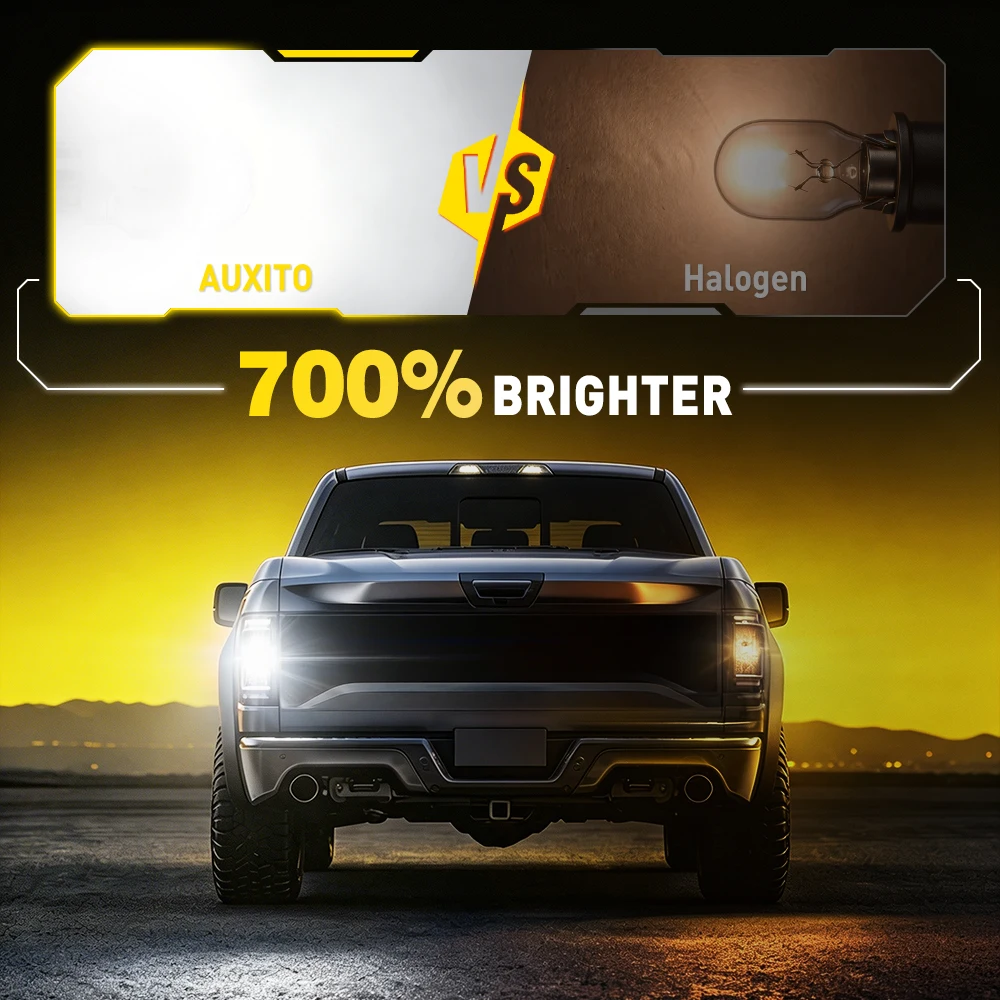 AUXITO 2Pcs T15 LED Reversing Lights Canbus No Error W16W 912 921 Automobile Rear Backup Lamp Bulb 6500K White Super Bright 12V