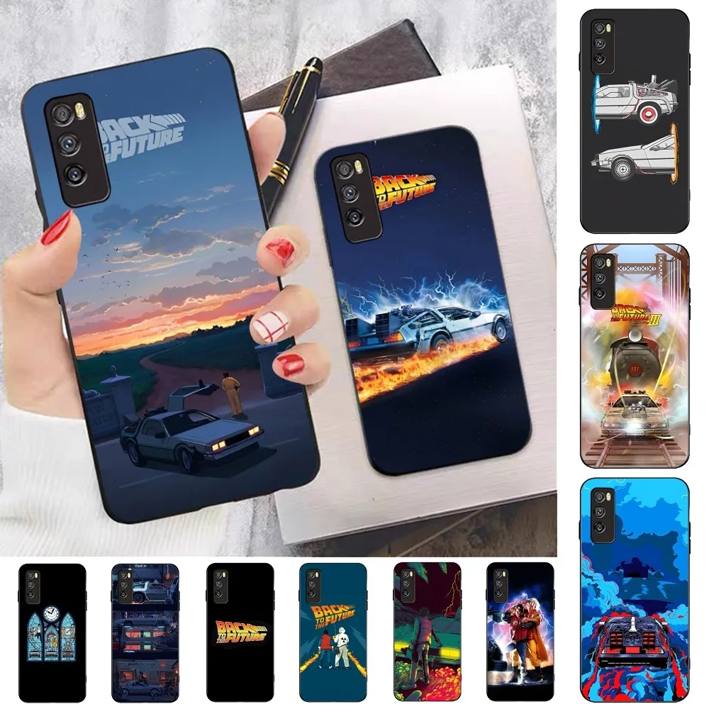 B-Back To-the-Future Phone Case For Huawei Honor 10 lite 9 20 7A pro 9X pro 30 pro 50 pro 60 pro 70 pro plus