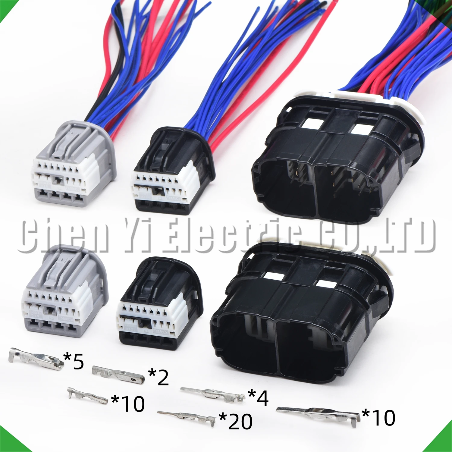 17 Pin 34 Pin Automotive Connectors car door Wire harness Plug 6098-6595 6098-6597 6098-6596 For Ford Focus BK2T 14603