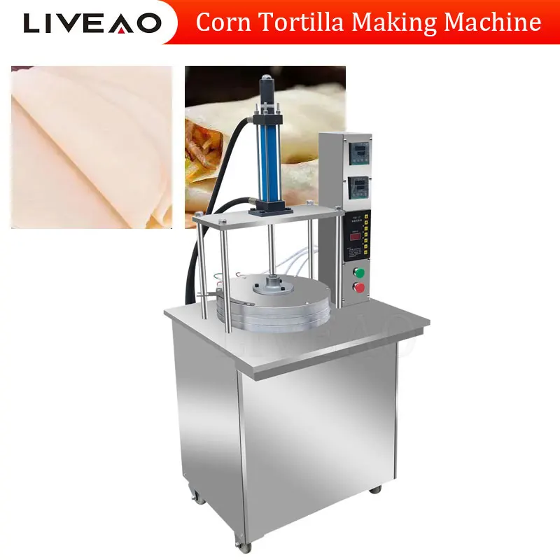 

Commercial Electric Corn Tortilla Duck Bread Pizza Dough Sheet Chapati Press Machine Price