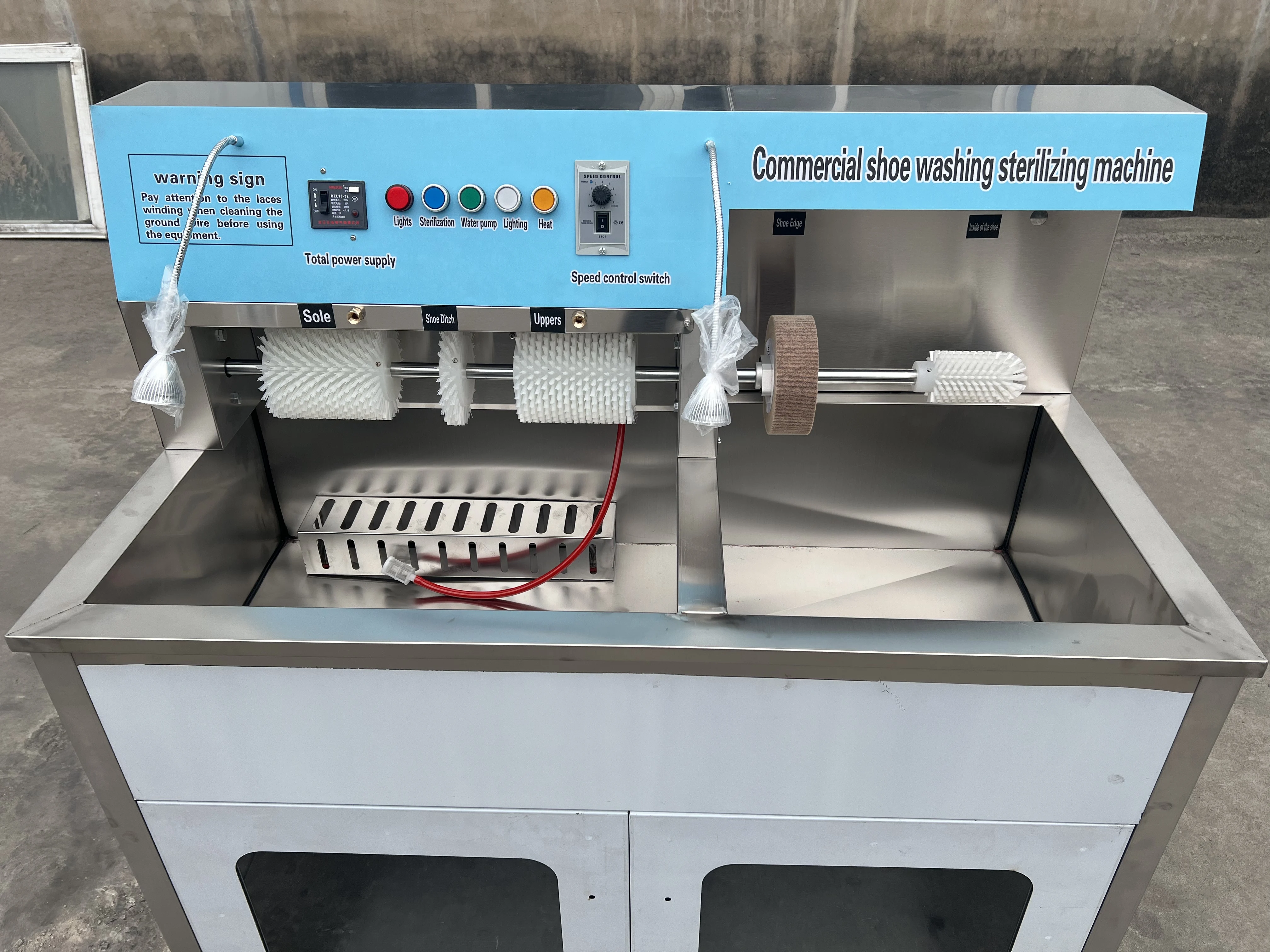 Professional 110V/220V Shoe Washer 20-Pair Dryer Station, Plug-and-Play Commercial Sneaker Cleaning Machine for Laundry Business