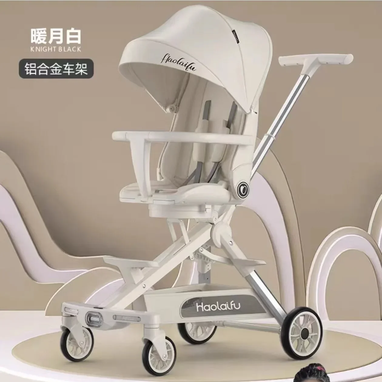 

Высокий пейзаж, детская прогулочная коляска, которая может сидеть или лежать, легкая складная двусторонняя прогулочная детская коляска для детей