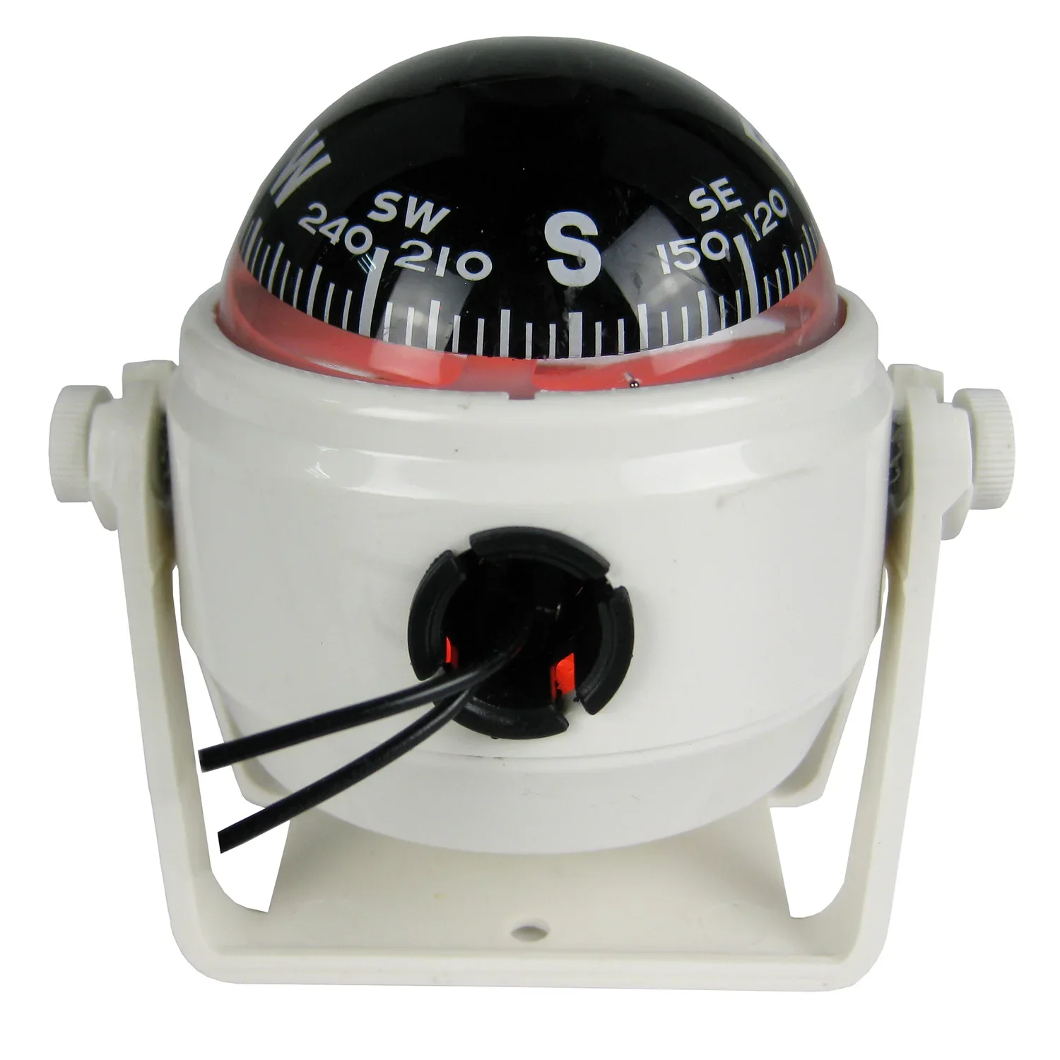 LED Boat Navigation Compass for Marine Sail Ship Vehicle Car White Electronic